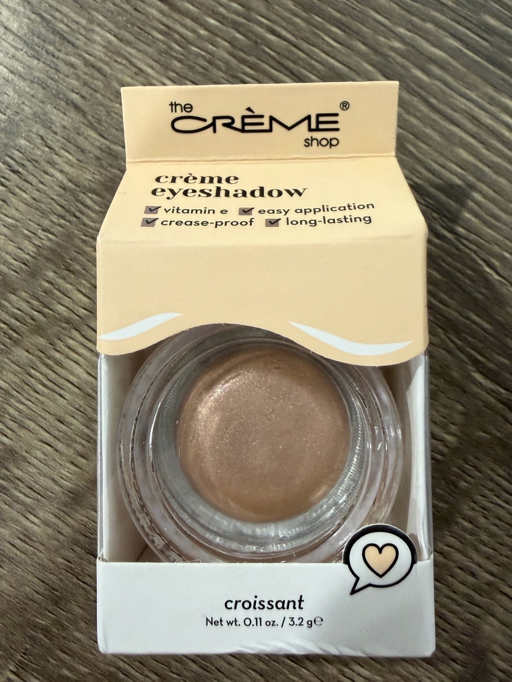 The Creme Shop Creme Eyeshadow in Croissant NEW